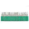30pc Black Box Set 3mm Shank Diameter Electroplated Diamond Grinding Heads for Polishing