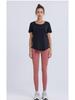 Women's Summer Slimming Yoga Cover-up T-shirt - Loose Fit, Short Sleeve Fitness Top for Running and Training