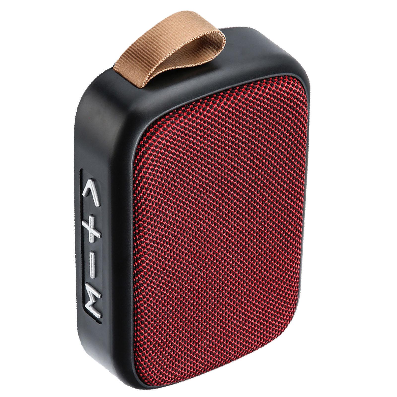 

Маленький Bluetooth-динамик Bluetooth 4.2 с поддержкой карты памяти U Disk Портативный беспроводной базовый динамик для красный