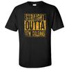 Straight Outta New Orleans - Hometown Pride T-Shirt - Black