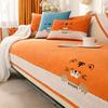 Embroidery Bear Sofa Covers Non Slip L Shape Sofa Chaise Cushions Lounge Couch Cover Universal Sofa Towel Protectors Home Decor