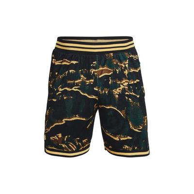 Curry All Over Print Mesh Basketball Casual Shorts Men Shorts Black 1380329-001