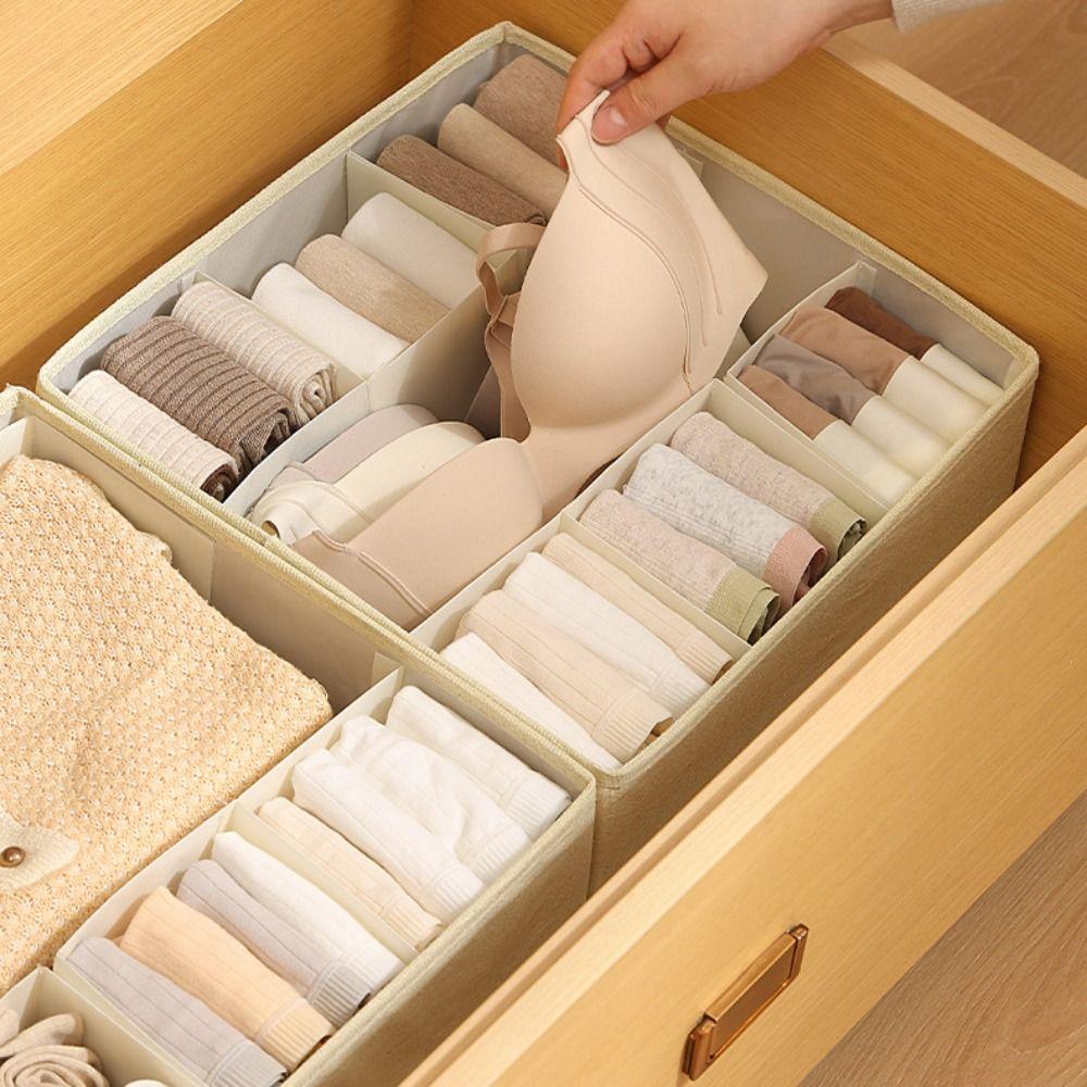 Dustproof Bra Storage Case Foldable Wardrobe Socks Organizer Convenient Underwear Storage Box  Home