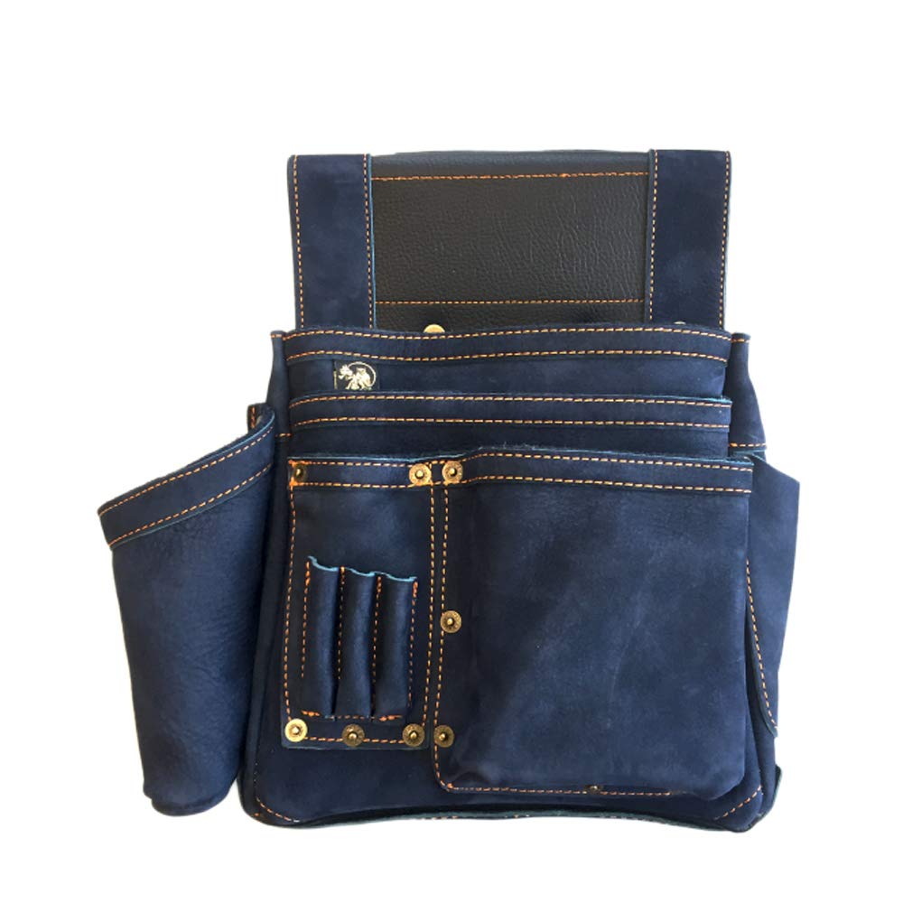 Fukuro Club Nubuck Leather Nail Bag Type 4 "INDIGO"
