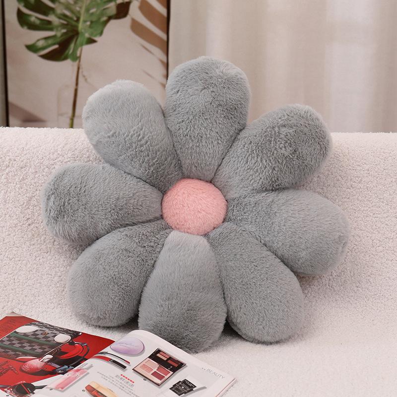 Flower Seat Cushion Six Colors Optional Plush Material Home Sofa Pillow Cushion Wind Hug