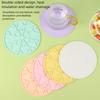 Double Sided Heat Resistant Table Mat Snowflake Shape Christmas Decorative Placemat Non-slip Kitchen Dining Pad for Food Safety