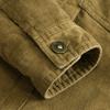 Winter Men Corduroy Thicken Warm Fleece Coat Jacket