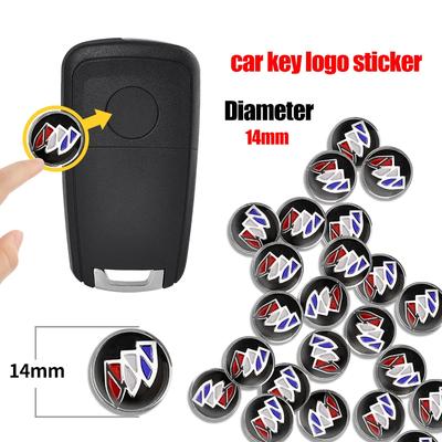 RFG3 14mm Car Key Sticker Logo 3D Metal Emblem Car Accessories For Century Excelle XT Verano Encore Enclave Park Avenue GL8 GL6