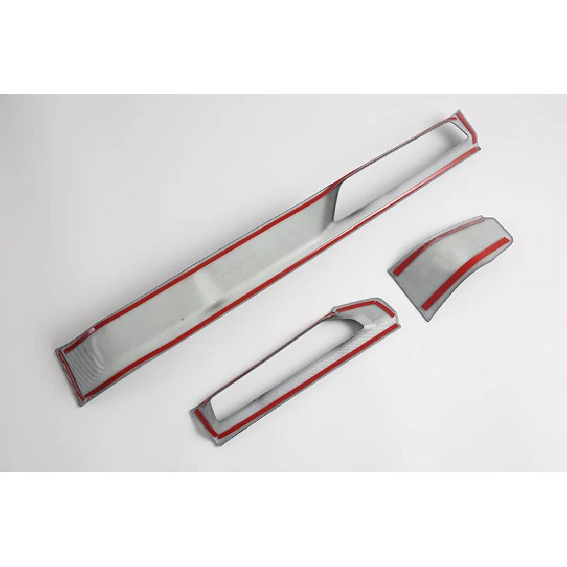 For MG 3 MG3 2024 2025 2026 Car Accessories Carbon Fiber Style Exhaust Side Cover Dashboard Trim Bezel Molding Trim