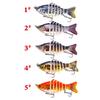 Multi Jointed Swimbait Fishing Tackle 10cm Fishing Lure Swimming Lures with Treble Hook 7 Segment Artificial Baits