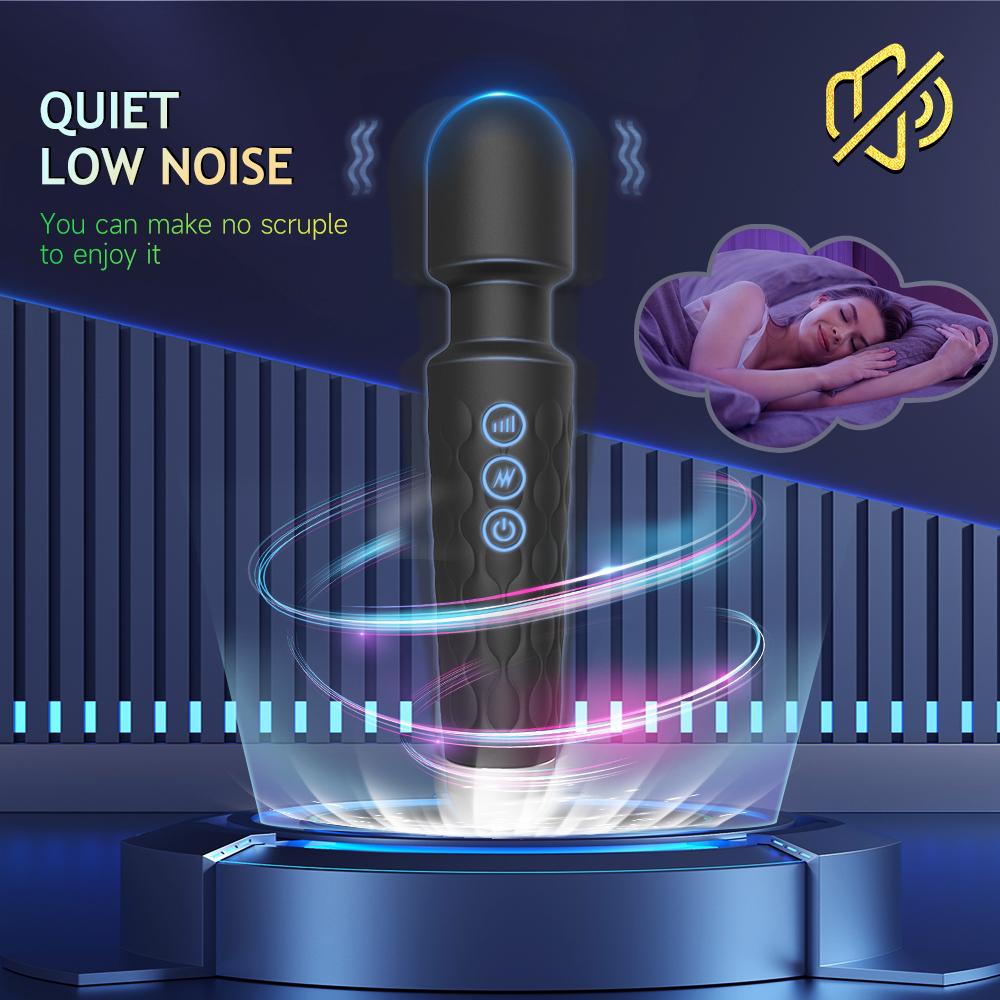 Powerful AV Vibrator Wand 20 Modes Clit Clitoris Stimulator Nipple G-spot Dildo Massager Female Masturbator Adult Sex Toys