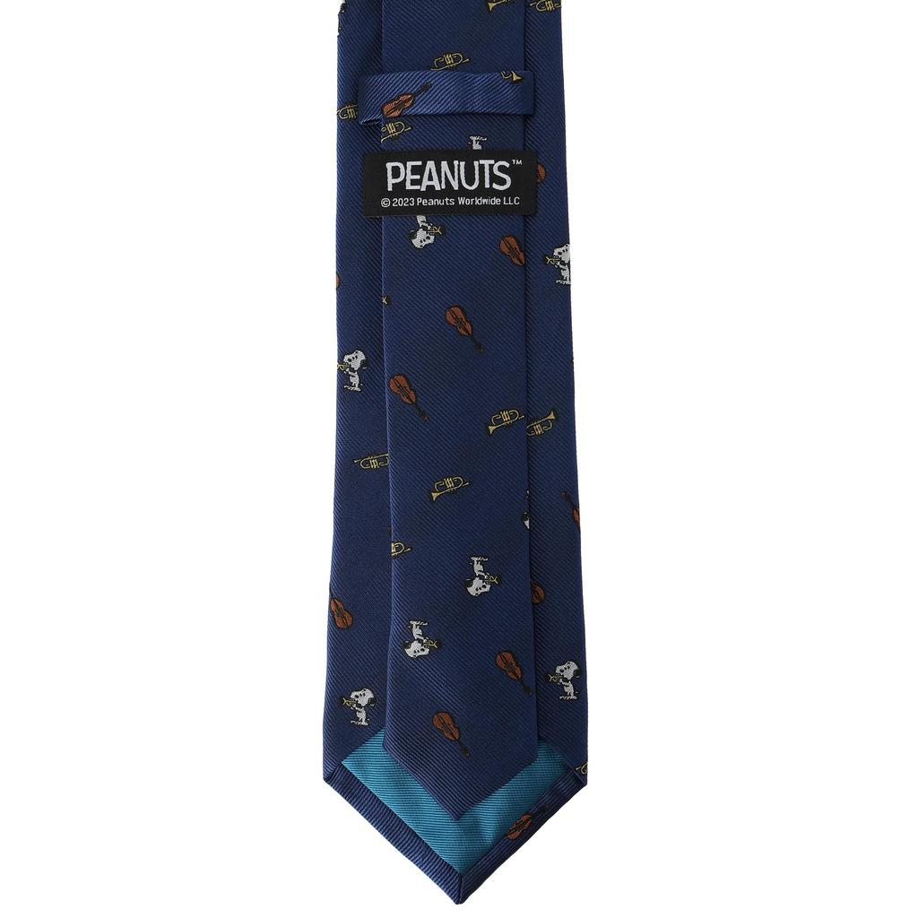 Tie Snoopy Necktie PN918309 Navy SNOOPY Business Brand Necktie Character Present [Peanuts]