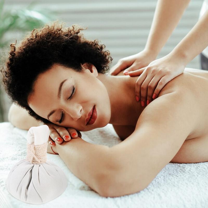 Chinese Herbal Pouches Spa Massage Pouches Herbal Massage Balls Warming Bags Thai Massage Balls Bath Compress Balls