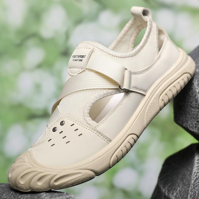 Men's Summer Outdoor Casual Soft Sole Non-Slip Beach Slides Sandals.