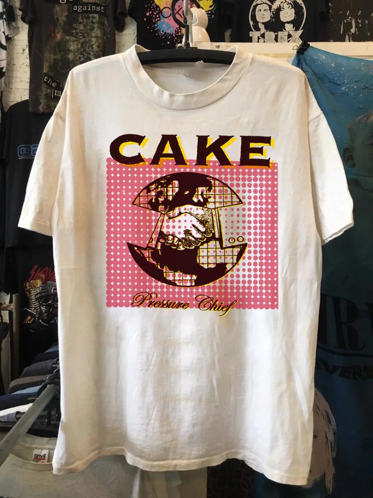 Vintage CAKE Band Pressure Chief Shirt Unisex Concert S to 5X MQ390 Unisex T-Shirt XXL
