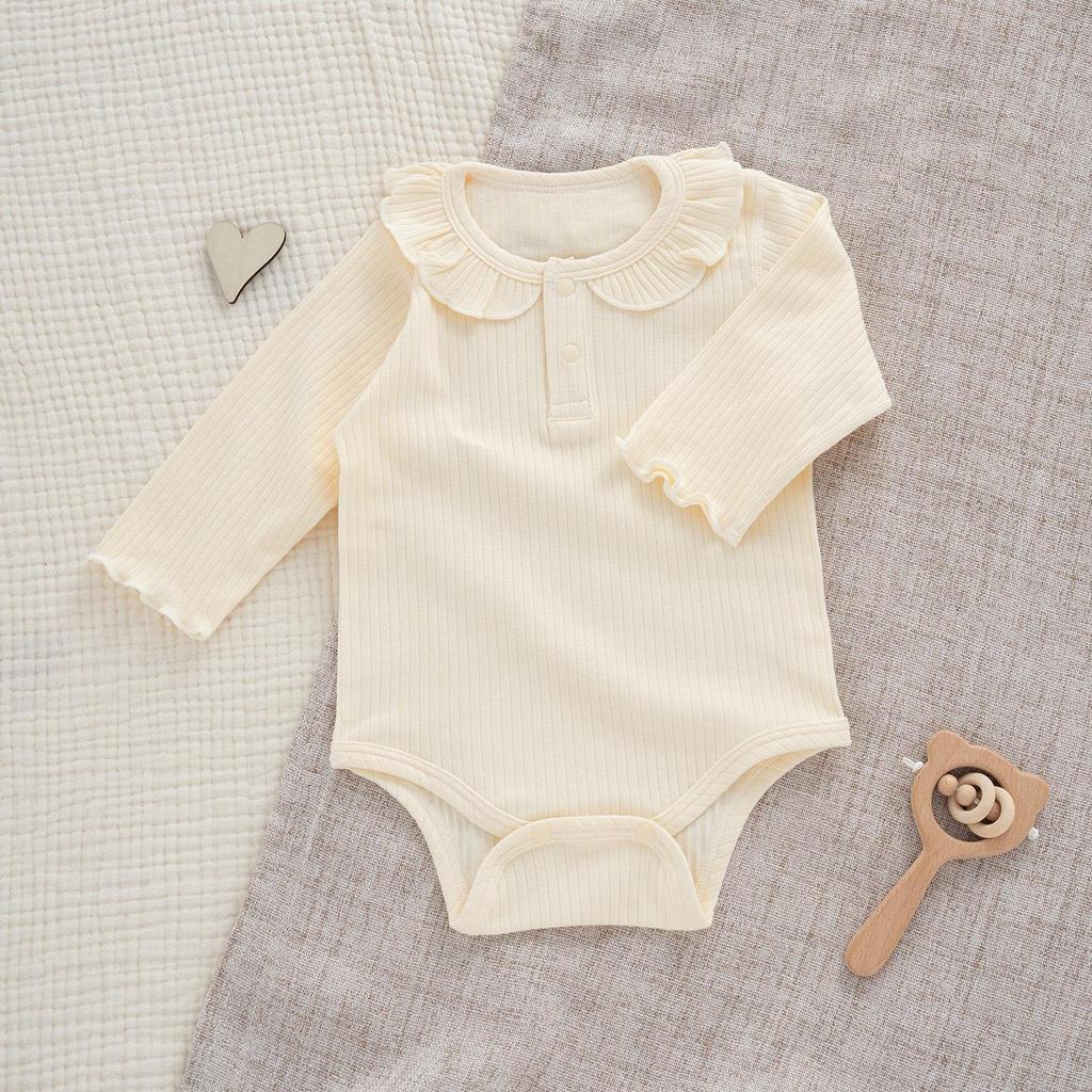 Stylish Baby Bodysuit Set: Spring, Autumn, Winter - 100 Days Outfit for Newborn Girls and Boys