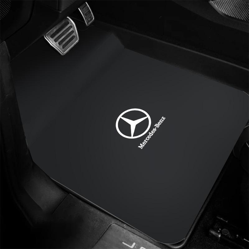 Car Floor Mat Auto Front and Rear Carpet Foot Mats with Rubber Backing For Mercedes Benz A B C E S V Class GLB GLC GLE SLK SLC