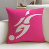 PFootball Stars Cushion Cover Natural Linen Pillowcase Set AllinOne Decor for Sofa Bedroom  Chair