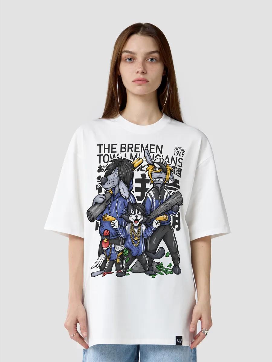 Свободная футболка с принтом Союзмультфильма 2XL