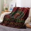 1PC Moroccan Football Crest Custom Name Patterned Flannel Blanket Suitable For All Seasons For Home Decor Warmth And Comfort Gifts Holiday Present