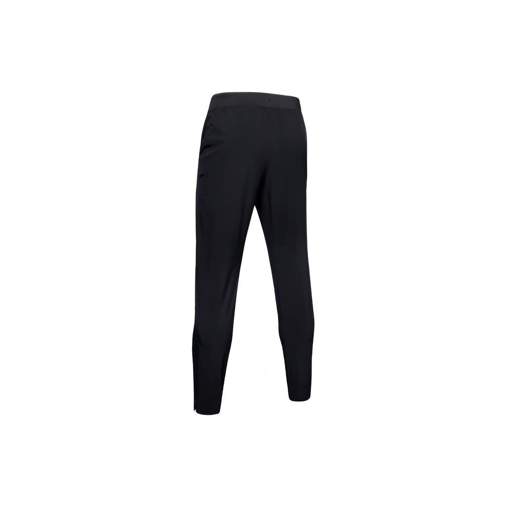 Under Armour Solid Color Casual Long Knit Sports Pants Men Bottoms Black 1342962-001