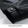 Maoren Men's PU Leather Business Casual Jacket