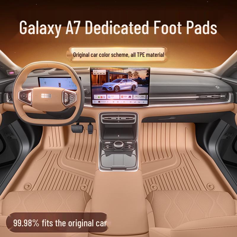 Floor Mats for Geely Galaxy A7 (2025) - TPE Car Interior Modification Accessory
