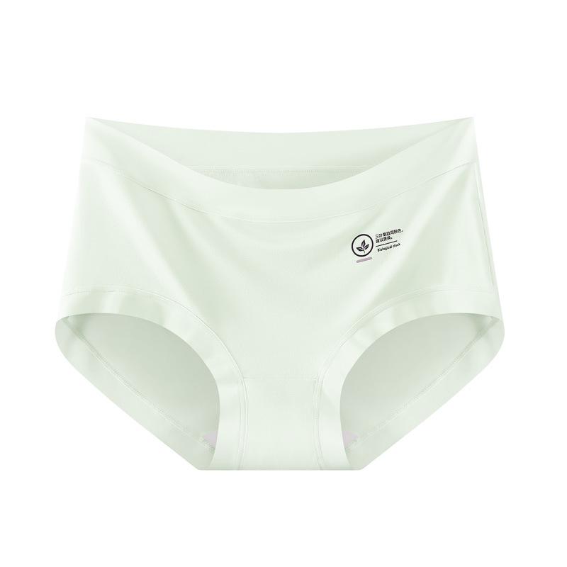 Modal Women's Seamless Breathable Antibacterial Cotton Underwear - No Ride Up Mid-Waist Sports Style