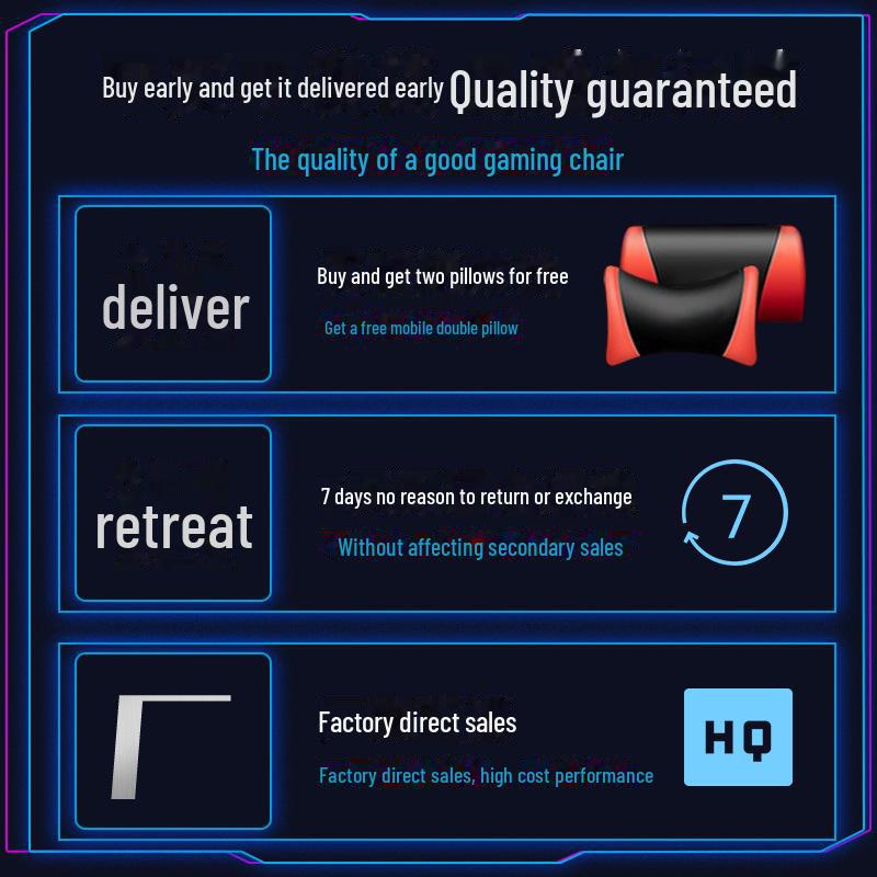 Ergonomischer Racing Gaming Stuhl Liege mit Dreh- und Hubfunktionen