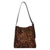 Leopard Print Bag, Women's Tote Bag, Large Capacity, Autumn and Winter Can Be Messenger, New Casual Retro Commuter Bag