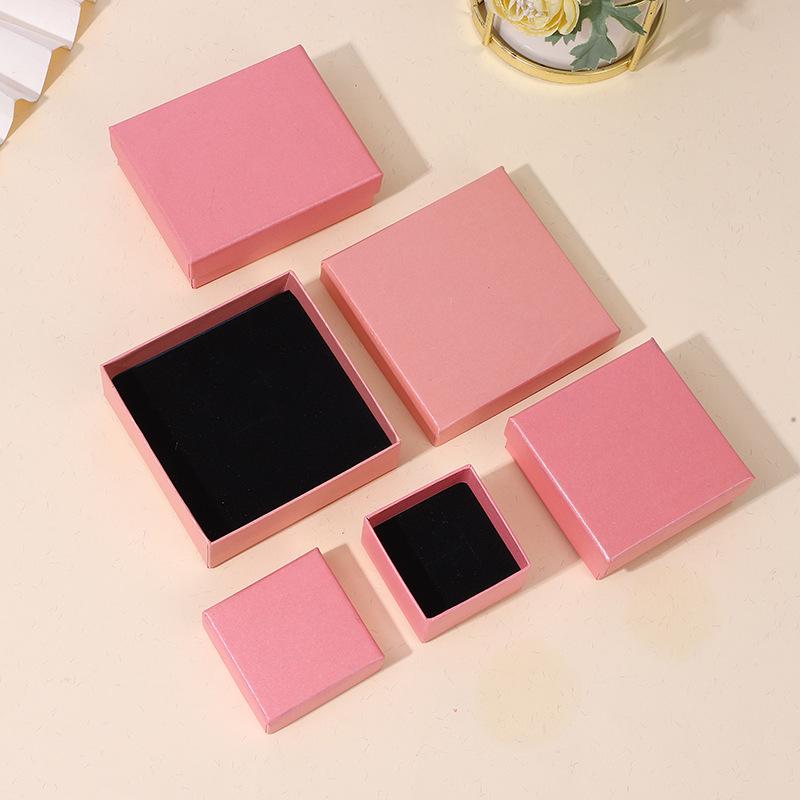 Compact Pink Jewelry Box for Rings, Earrings, Necklaces – Ideal for Gifts and Storage