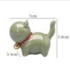 Animal de Companie de Ceai Ornamente Ceramice Pictate cu Aur Accesorii Boutique pentru Masă de Ceai Pisoi Ceramică Creativă Ornament Pisoi Drăguț Animal