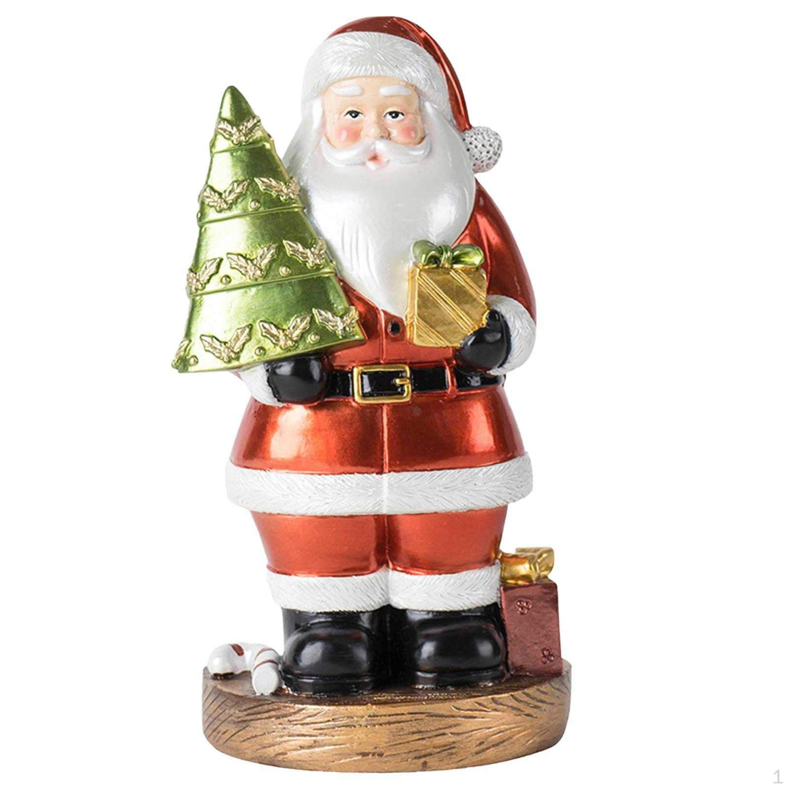 

Праздничная фигурка Санта-Клауса для домашнего декора With Christmas tree