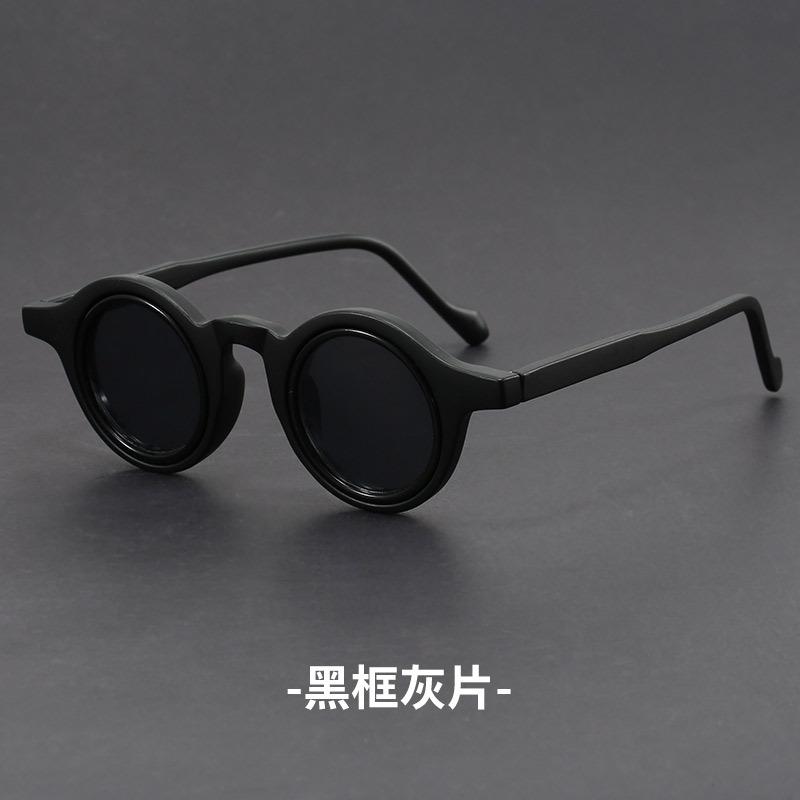High Quality  Classic Round Sunglasses Women For Men Punk Sun Glasses Luxury Brand Designer Steampunk Popular Eyewear Uv400