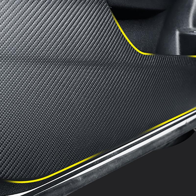 Car Inner Door Protective Film Sticker Carbon Fiber Anti-kick Pad Decoration Auto Interior Accessories For Lexus ES200 260 300h