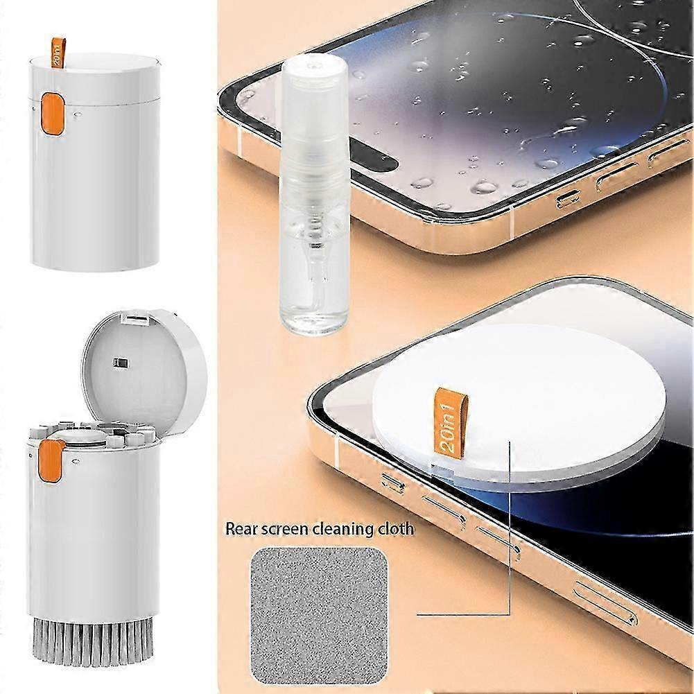 Reusable cleaning brush kit for home and office