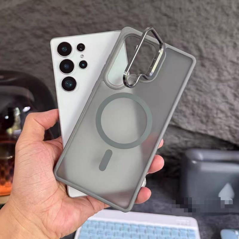 Translucent Matte Armor Case For Samsung Galaxy S26 S25 S24 S23 Ultra Plus FE A16 A26 A36 A56 A17 Magnetic Wireless Charge Cover