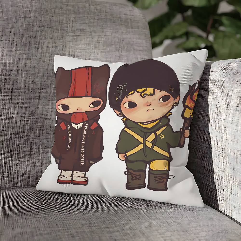 P-Pilots T-TwentyES O-One Throw Pillow Case For 45x45cm 40x40cm 30x30cm 50x50cm 55x55cm Square Home Pillowcase Case