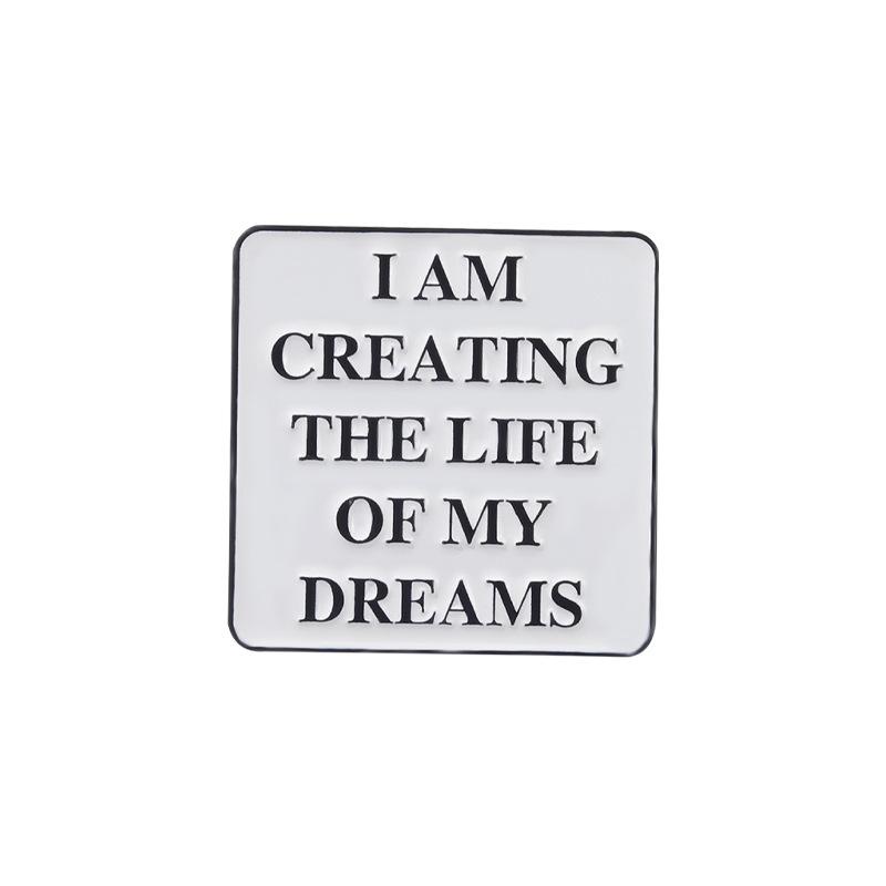 

Трендовый геометрический значок-пины Стильная брошь для персонализированных модных аксессуаров XZ5474