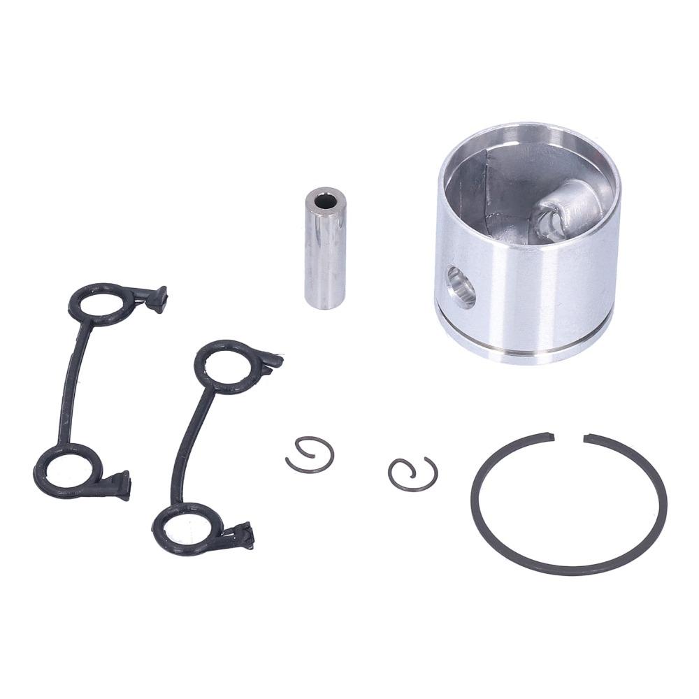 Durable Grey Cylinder Piston Kit Compact Aluminum Gaskets Kit Easy to Install Trimmer Parts for Husqvarna 125 128 For Edger
