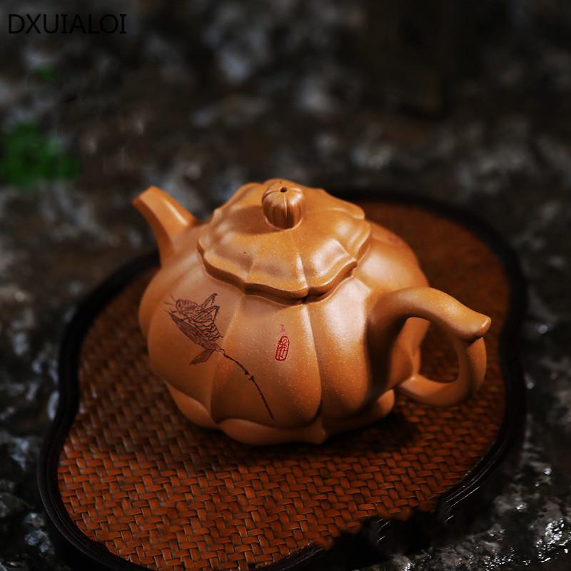 Handmade Purple Clay Pot Old Mud Is Easy To Be Wrapped High Quality Teapot Ceramic Kettle Chinese Style Kungfu Tea Set Tea Pot