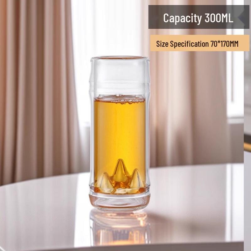 Chang Qi High Borosilicate Wide-Mouth Glass Cup