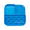 Pet Licking Food Pad Plate Non-slip Cat and Dog Licking Food Pad Sub-format Pet Slow Food Bowl Anti-choking Silicone Pet Licking Pad