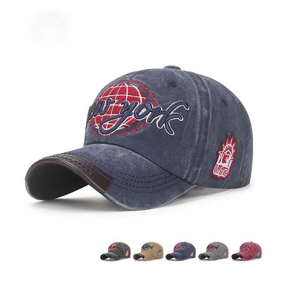 European and American Style New Soft Top Washed Old Sunshade Baseball Cap Men's and Women's Casual Adjustable Hat