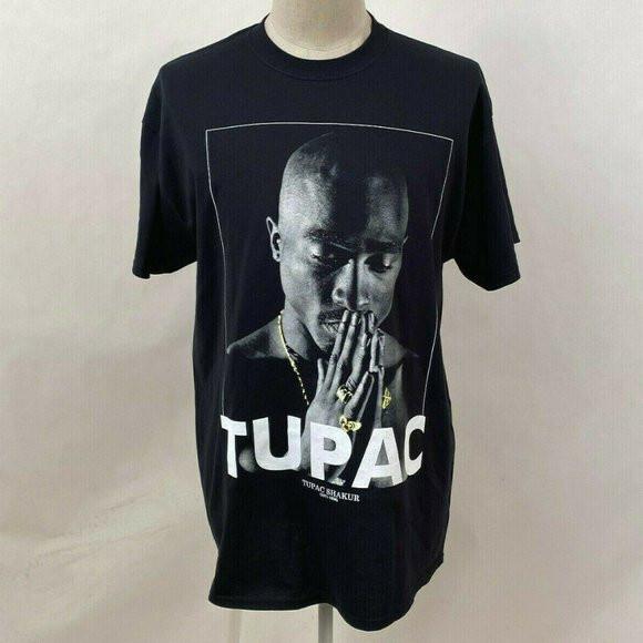 Bravado Men s T-Shirt Tupac 71 Black Size XL NEW 2Pac Unisex T-Shirt S