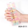 Hot Selling High Quality Low Price Glitter UV Free Gel Nail Stickers Long Lasting Nail Stickers Uv Free Gel Nail Stickers