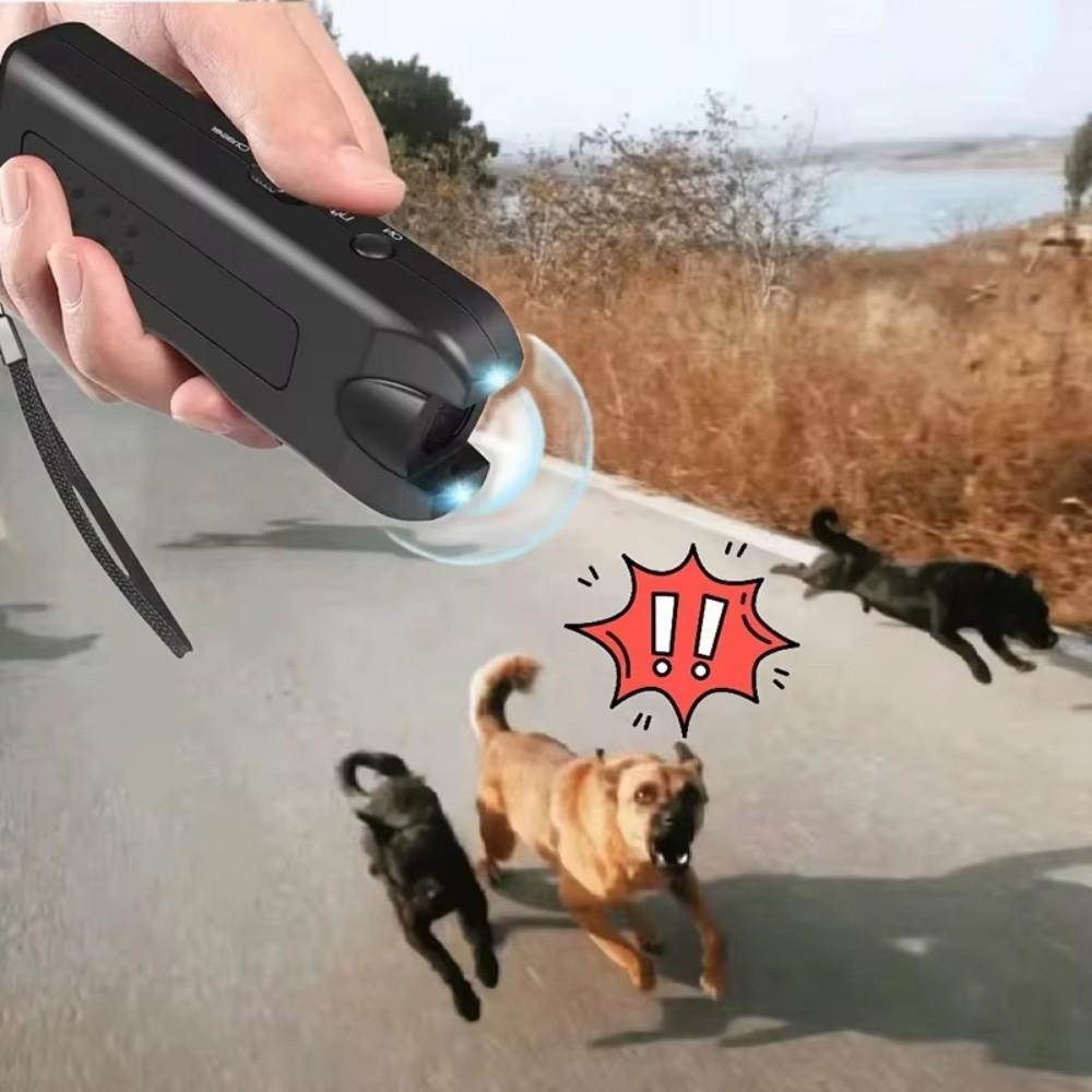 3 In1 Ultrasonic Dog Repeller LED Light Anti-barking Training Device Dog Bark Deterrent  Indoor Use