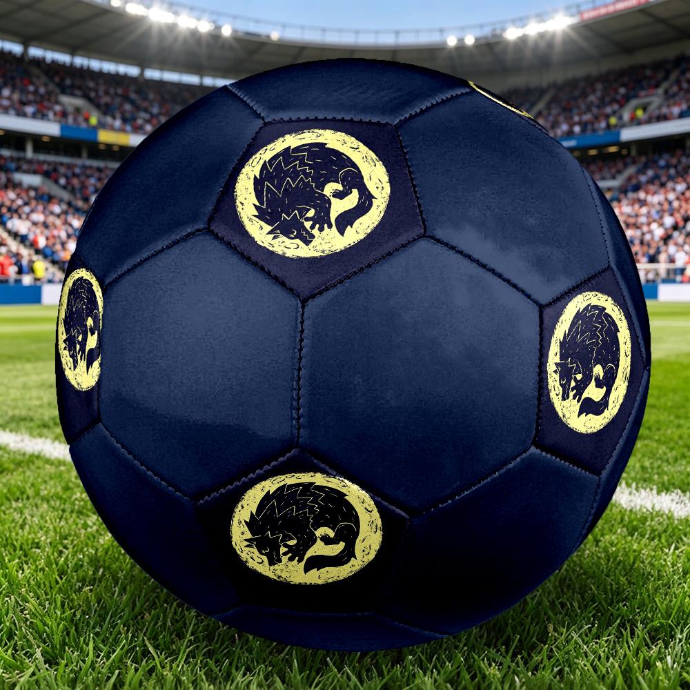 1PC Wolf Moon Soccer Ball Size 5 Football Machine Sewn Indoor/Outdoor Universal Football Gift W82