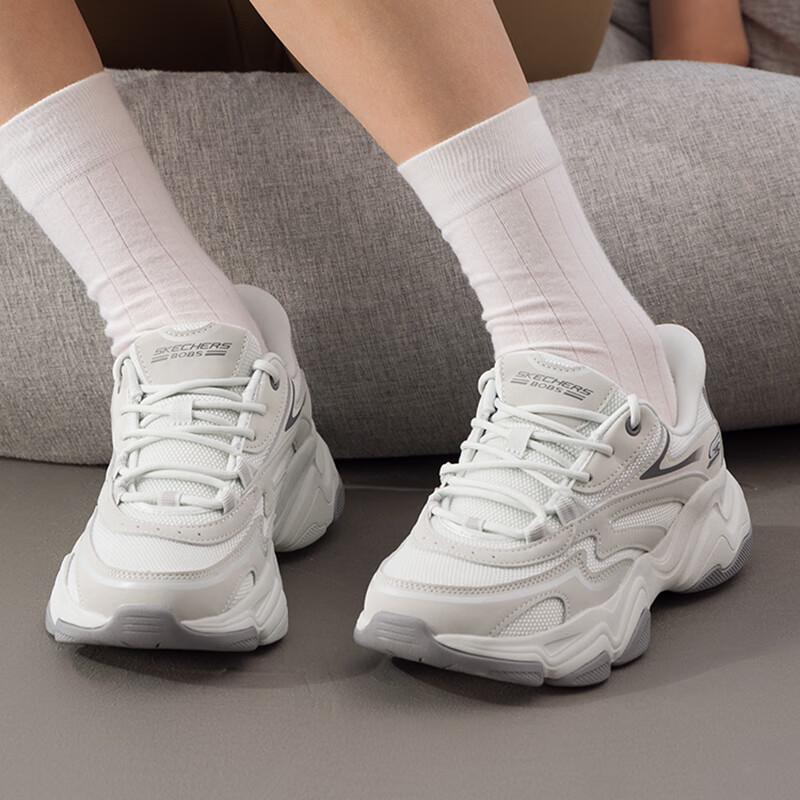 Skechers Women s 117687-LTGY Sport Lifestyle Shoes, Light Gray US 9