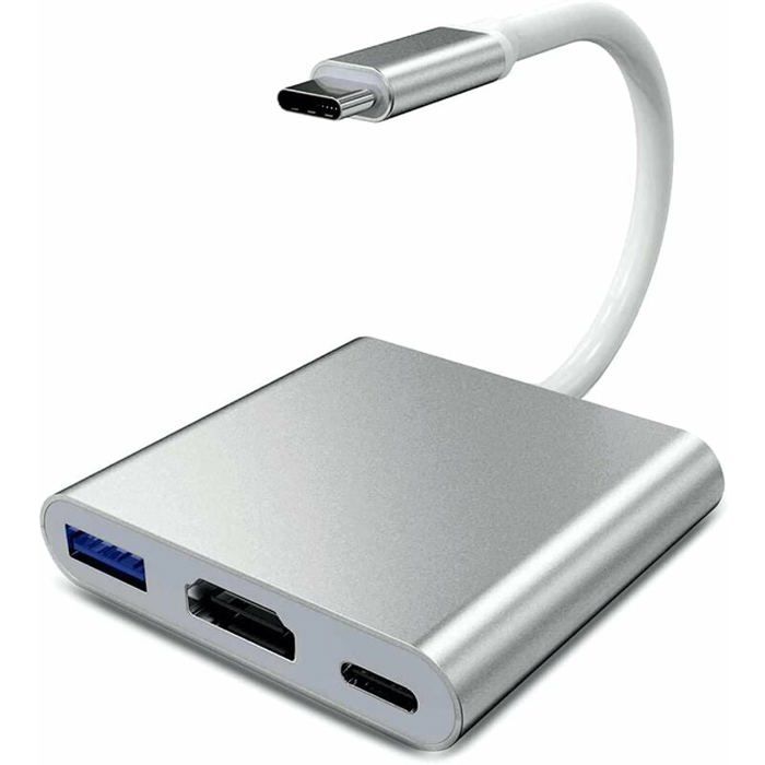 USB C To HDMI 4K Adapter, Type C Video Converter with USB 3.0 Port and Charging Port, Multiport Digital AV REARVIEW MIRRORS